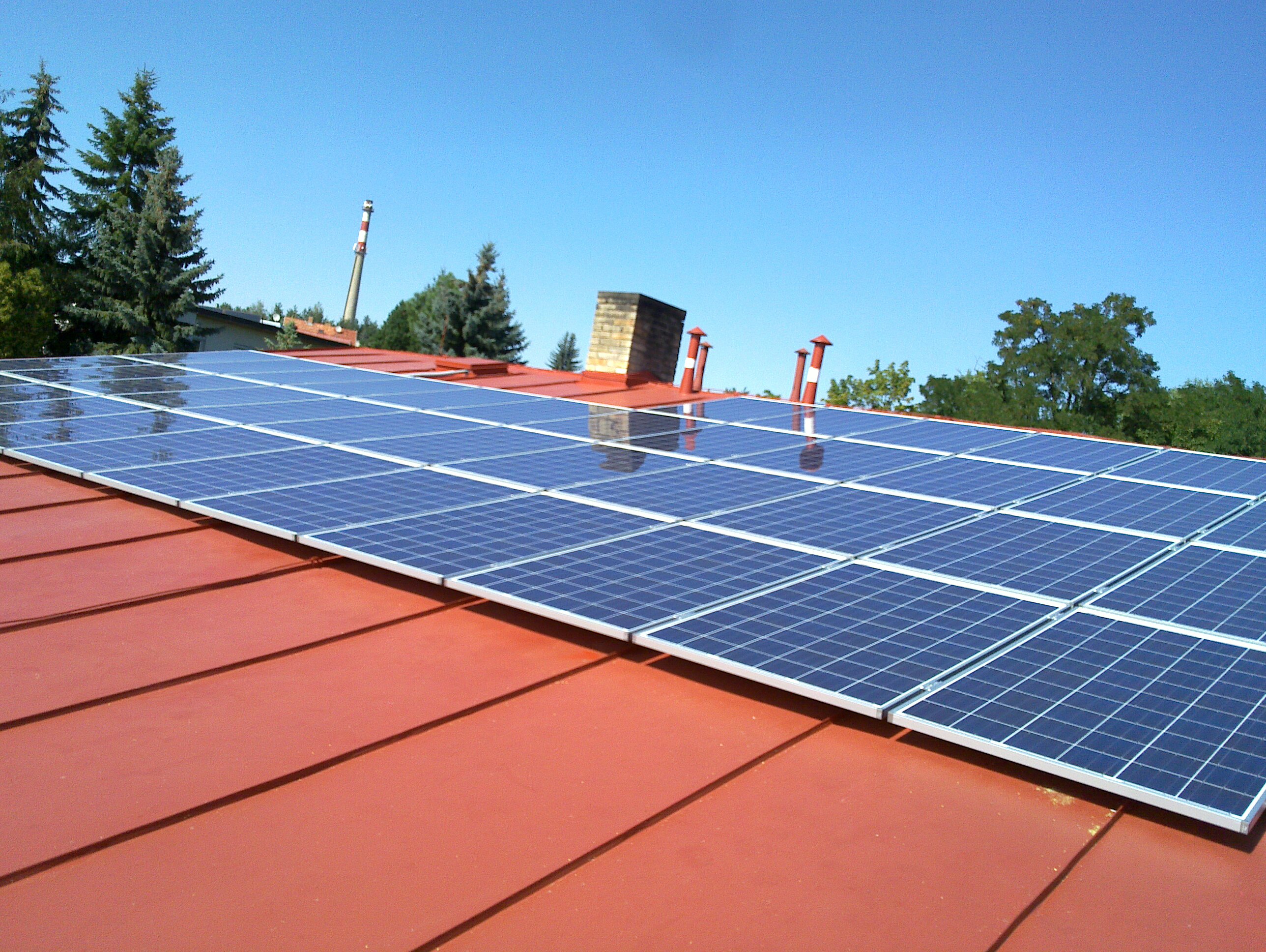 Fotovoltaická elektrárna Týn nad Vltavou, FV panely SolarWorld